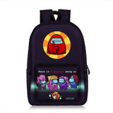 Student Backpack Polyester Large Capacity Among Us Bag