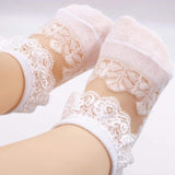 Baby / Toddler / Kid Girl Lace See-through Socks 3 Pack