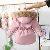 Kid Baby Girl Faction Cotton-padded Plush Thick Coats