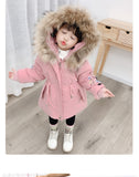 Kid Baby Girl Faction Cotton-padded Plush Thick Coats