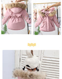 Kid Baby Girl Faction Cotton-padded Plush Thick Coats