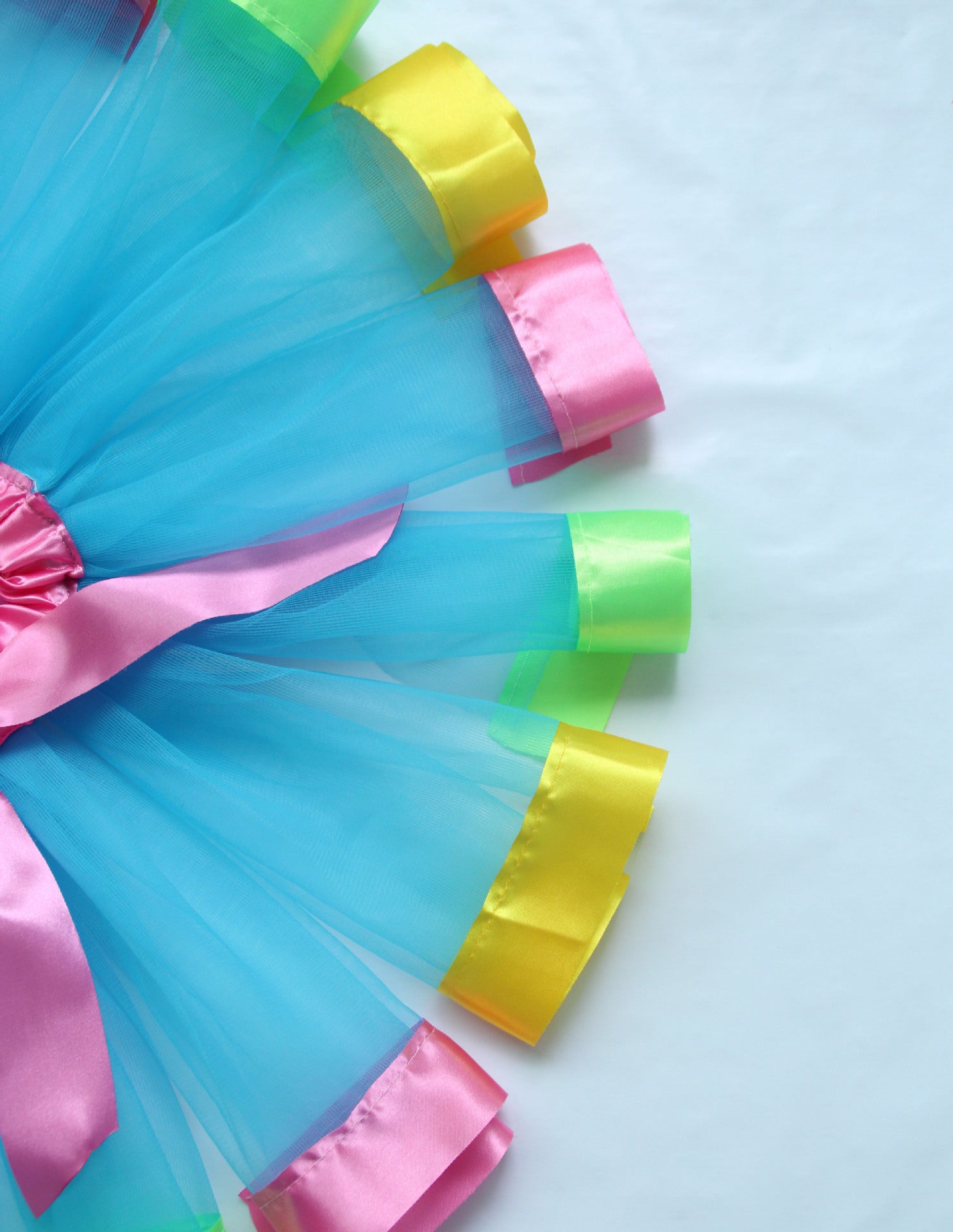 Kid Baby Girl Princess Rainbow Mesh Tutu Skirts