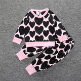 Baby Girl Spring Autumn French Fries Printed Suit 2 Pcs Sets