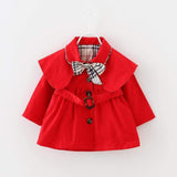 Baby Girl Casual Long-sleeve Cotton Coat & Jacket