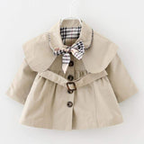 Baby Girl Casual Long-sleeve Cotton Coat & Jacket