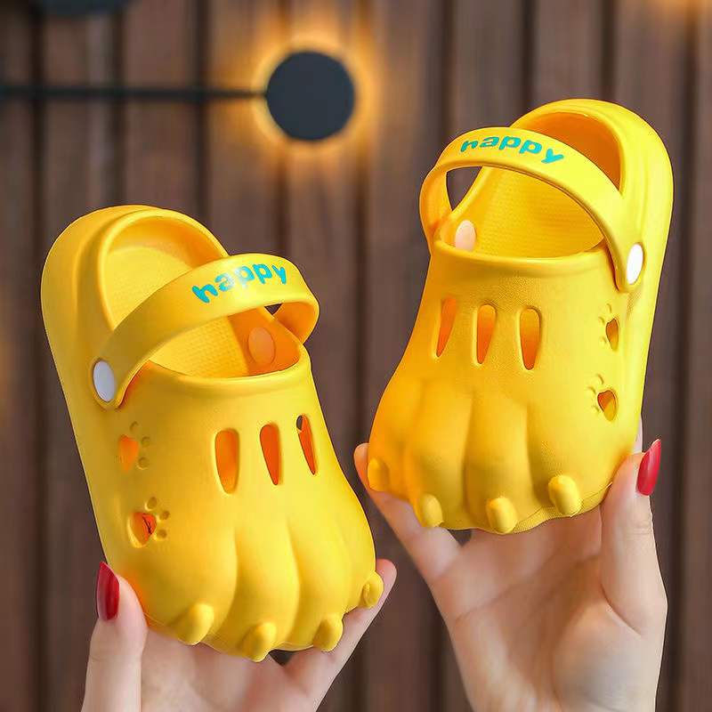 Kids Slippers 3D Dinosaur Claws Non-slip Beach Shoes