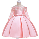 Girl 3D Flower Princess Birthday Patry Formal Ball Gown Dress 3-10 Y