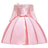 Girl 3D Flower Princess Birthday Patry Formal Ball Gown Dress 3-10 Y