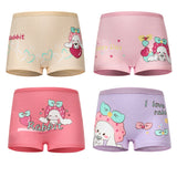 Kid Baby Girl Cotton Underwear Panties Cute Soft Breathable 4 Pieces/Lot