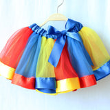 Kid Baby Girl Princess Rainbow Mesh Tutu Skirts