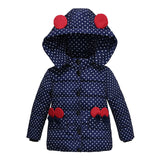 Kid Baby Girls Long Sleeves Cashmere Cotton Cute Coat