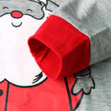 Boys Spring Christmas Santa Claus Long-sleeved Home Wear Pajamas 2 Pcs