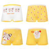 Baby Kid Girls Cotton Short Briefs Infant Underwear 4 Pieces/Lot