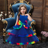 Kids Girl Bridesmaid Princess Birthday Party Wedding Easter Dresses