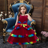 Kids Girl Bridesmaid Princess Birthday Party Wedding Easter Dresses