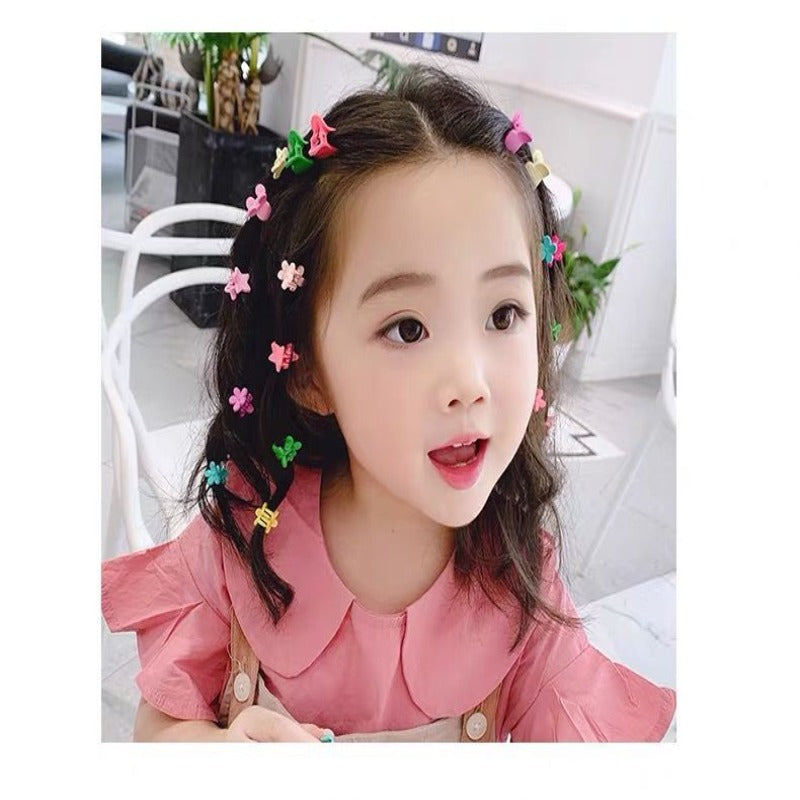 Baby Girls Cute Flower Star Mickey Small Hair Claws Sweet Headband Hair Clips 50 Pcs