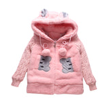 Kid Girl Korean Version Padded Cotton Thickened Coats