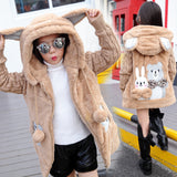 Kid Girl Korean Version Padded Cotton Thickened Coats