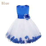 Girl Flower Petals Partys Pageat Dresses