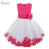 Girl Flower Petals Partys Pageat Dresses