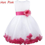 Girl Flower Petals Partys Pageat Dresses