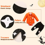 Baby Boys Halloween Gentleman Outfit Sets 3Pcs