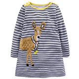 Kid Girls Stripe New Spring Long Sleeves Shirts