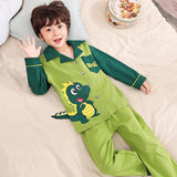Kid Boy Home Suit Pure Cotton Long Sleeve Spring Pajamas