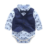 Long Sleeve Baby Boy 3 Pcs Set Suits