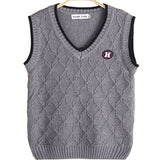 Kid Boy Sweater V-neck Spring Autumn Vest