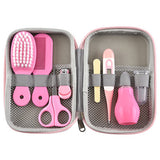 Baby Health Care Kit Portable Grooming Kit Nail Clipper Scissors 8pcs/set