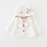 Baby Girls Overcoat Cape Autumn Winter Coats