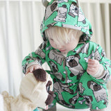 Baby New Fashion Doggie Creeper Zipper Jumpsuit Romper