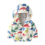 Kid Baby Boys Jacket  Airplane Print Trench Storm Coat