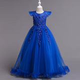 Kid Girl Foreign Princess Long Dress