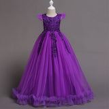 Kid Girl Foreign Princess Long Dress