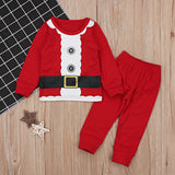 Baby Boy Girl Spring Autumn Christmas Long-sleeved Sets 2 Pcs