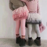 Girl Trousers Thin Style Pure Cotton Mesh Fluffy Pants