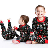 Family Christmas Parent-child Home Set Pajamas