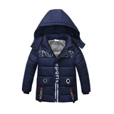 Kid Boys Cotton Warm Thickened Long-sleeved Coats