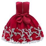 Kid Baby Girl Ins Flower Christmas Party Dresses