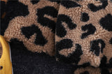 Baby Autumn Winter Plus Velvet Cotton-padded Leopard Jacket Coats