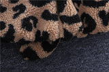 Baby Autumn Winter Plus Velvet Cotton-padded Leopard Jacket Coats