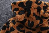 Baby Autumn Winter Plus Velvet Cotton-padded Leopard Jacket Coats