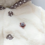 Kid Baby Girl Capes Autumn Winter Woolen Shawl Velve Coats