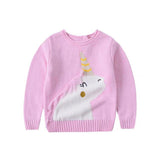 Kid Baby Boy Girl  Mystery Unicorn Pullover Knit Sweater