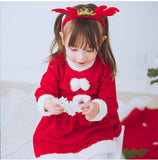 Kid Baby Girl Christmas Santa Claus Suits 2 Pcs Sets