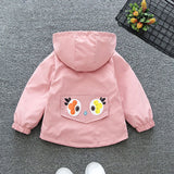 Autumn Girl Cartoon Animal Jacket Zipper Cardigan Coat