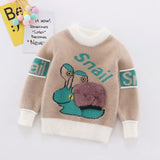 Kid Baby Boy Autumn Winter Korean Fashion Snail Sweaters