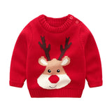 Kid Baby Boy Girl Autumn Winter Christmas Warm Knit Sweaters